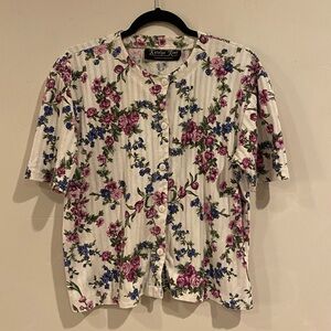VINTAGE FLORAL TOP